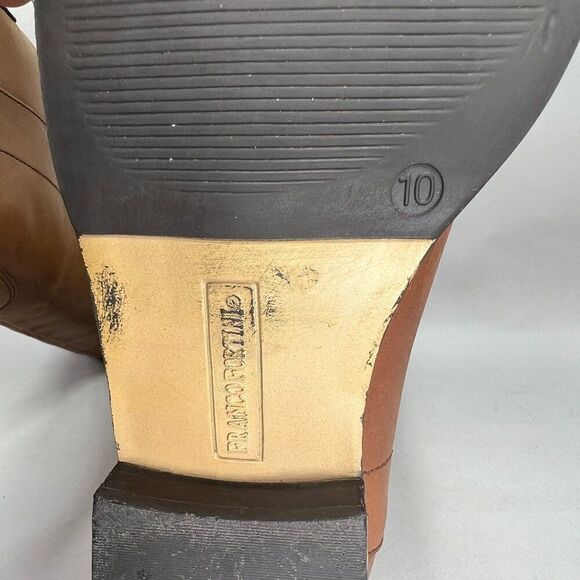 Brown Leather Knee-High Boots - Picture 11 of 15